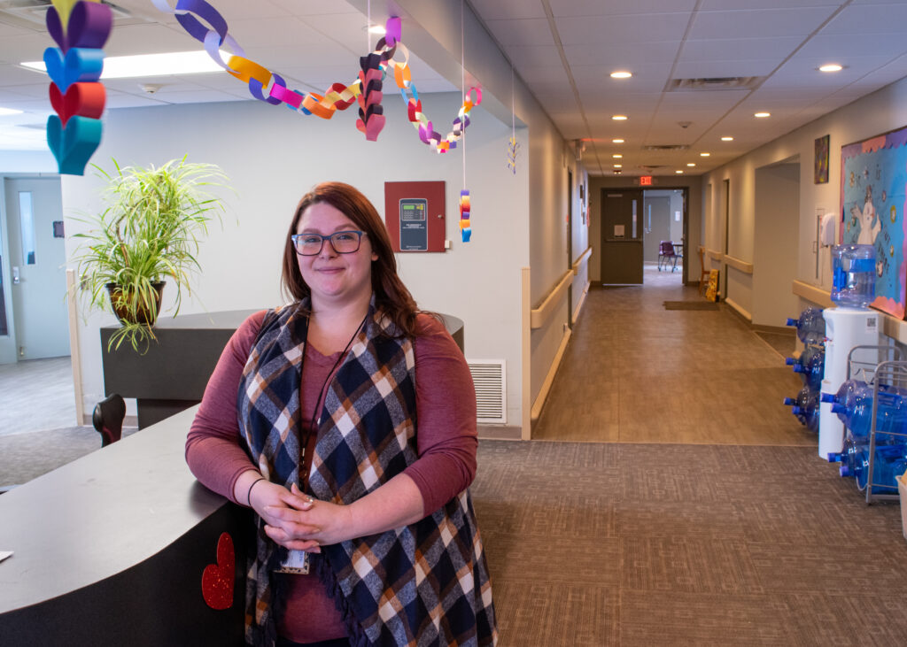 Fiscal Intermediary Coordinator Jenna LaClair poses for a photo.