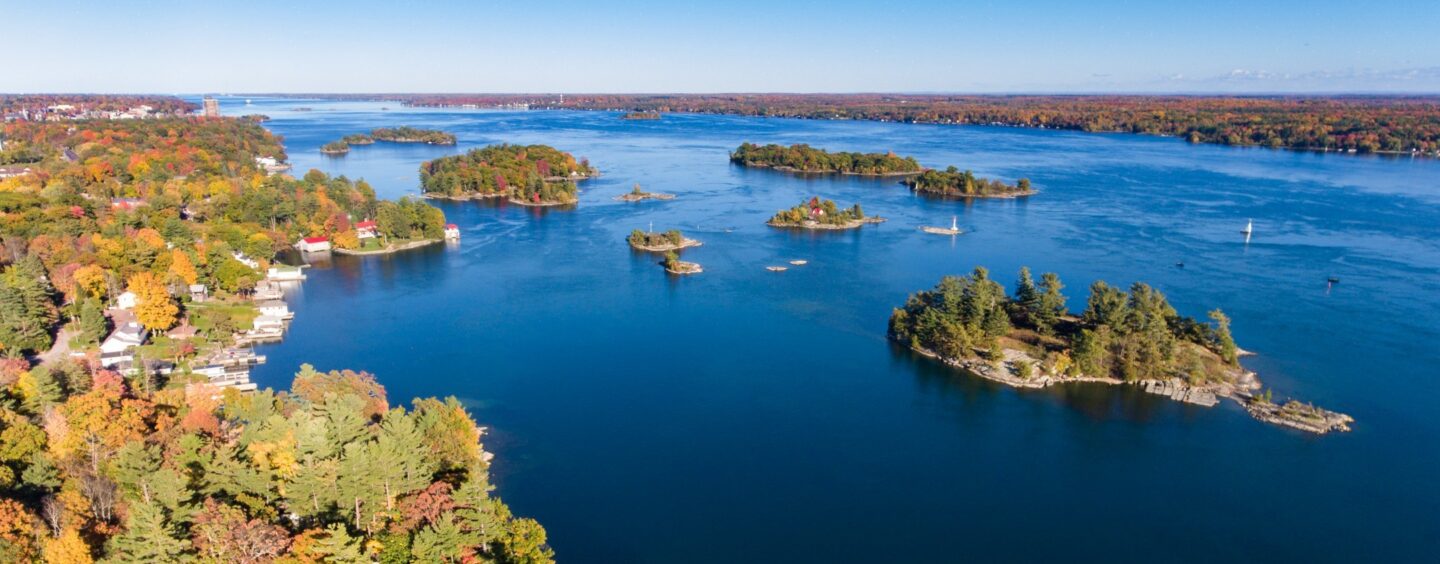 The St. Lawrence River.